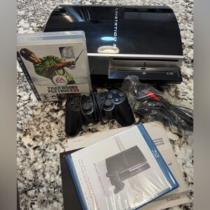 Like New Sony PlayStation 3 Console Set - Black